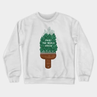 Paint the World Green Crewneck Sweatshirt